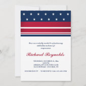 Loyal American Patriotic Invitation Kaart (Voorkant)