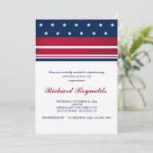 Loyal American Patriotic Invitation Kaart (Staand voorkant)