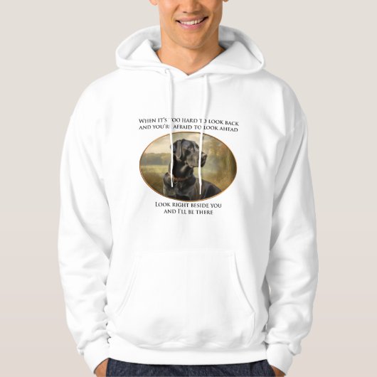 Loyal Black Lab Hoodie (Voorkant)
