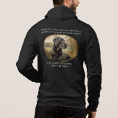 Loyal Black Lab Hoodie (Achterkant)