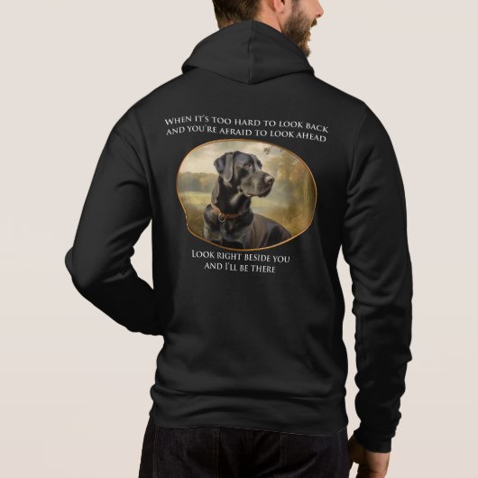 Loyal Black Lab Hoodie (Achterkant)