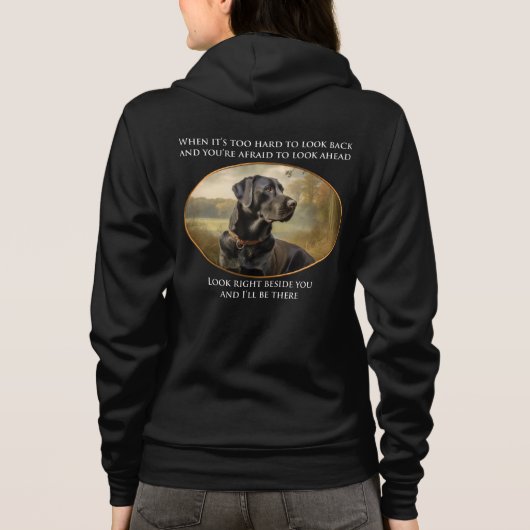 Loyal Black Lab Hoodie (Achterkant)