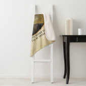 Loyal Black Lab Sherpa Deken (In situ)