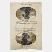 Loyal Black Lab Theedoek (Verticaal)