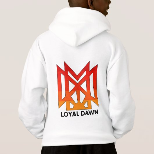 Loyal Dawn - Kinder witte trui (Achterkant)