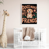 Loyal Dog Companionship Poster