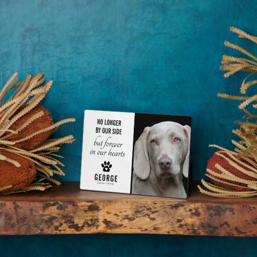 Loyal Dog no more by our Side | Foto Keepslag Fotoplaat (Zijkant)