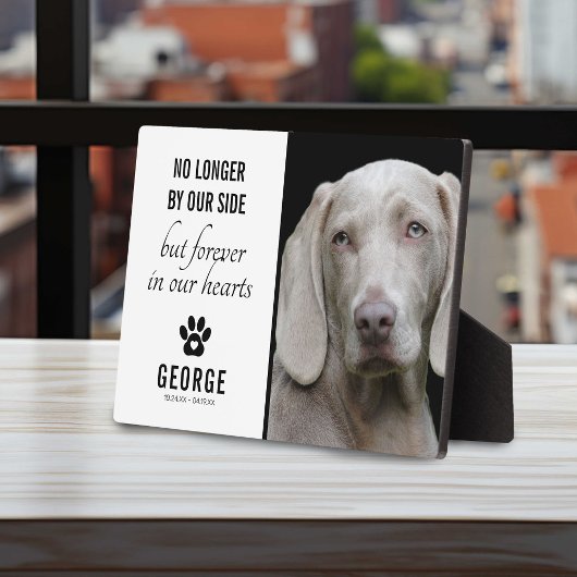 Loyal Dog no more by our Side | Foto Keepslag Fotoplaat