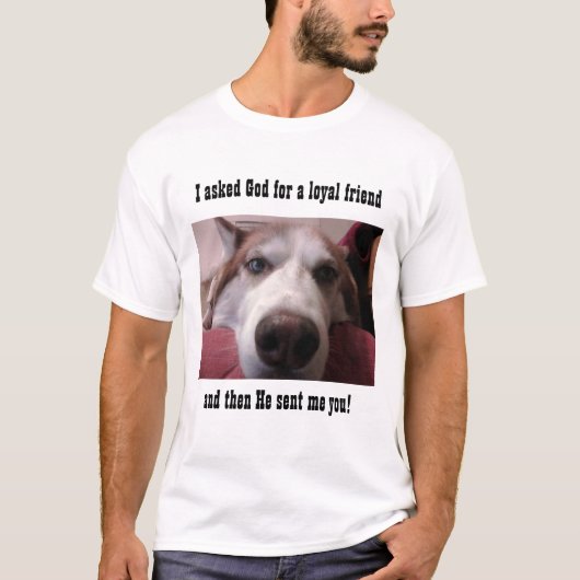 Loyal Friend Huskie T-shirt (Voorkant)
