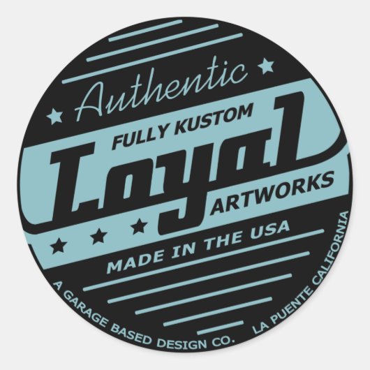 Loyal Garage sticker (Voorkant)