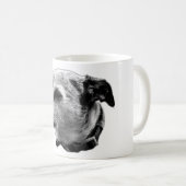 Loyal Gaze Terrier Mix Coffee Mok (Voorkant rechts)