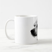 Loyal Gaze Terrier Mix Coffee Mok (Links)