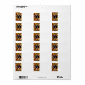 Loyal German Shepherd Etiket (Full Sheet)