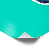 Loyal Glow – Vibrant Bluetick Coonhound Pop Art Perfect Poster (Hoek)