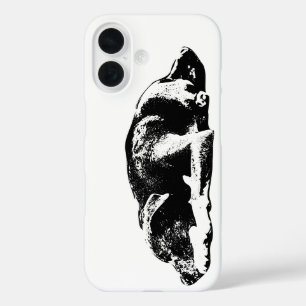 Loyal Pitbull Mix Resting Pose Telefoonhoesje iPhone 16 Hoesje