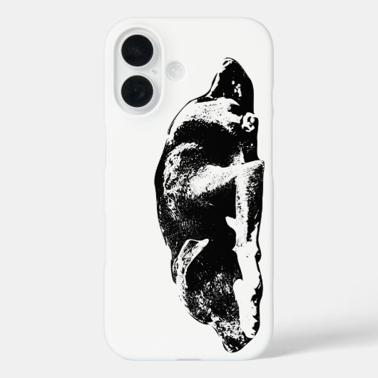 Loyal Pitbull Mix Resting Pose Telefoonhoesje Case-Mate iPhone Case (Achterkant)
