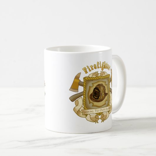 Loyal Shield Brandweerman Mok (Voorkant rechts)