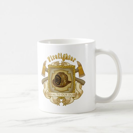 Loyal Shield Brandweerman Mok (Rechts)
