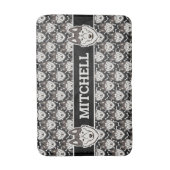 Loyal Siberian Husky Arctic Sled Dog Pet Puppy Badmat (Voorkant Verticaal)