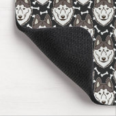 Loyal Siberian Husky Arctic Sled Dog Pet Puppy Muismat (Hoek)