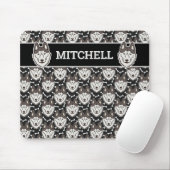 Loyal Siberian Husky Arctic Sled Dog Pet Puppy Muismat (Met muis)