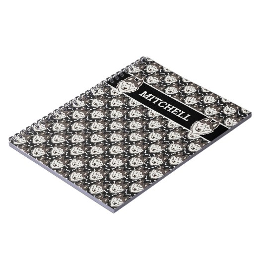 Loyal Siberian Husky Arctic Sled Dog Pet Puppy Notitieboek (Linkerzijde)