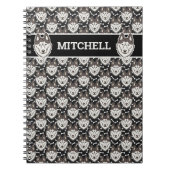 Loyal Siberian Husky Arctic Sled Dog Pet Puppy Notitieboek (Voorkant)