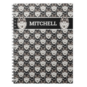 Loyal Siberian Husky Arctic Sled Dog Pet Puppy Notitieboek