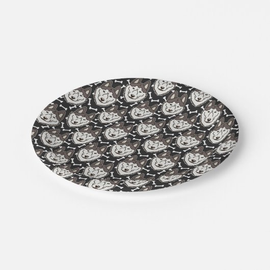 Loyal Siberian Husky Arctic Sled Dog Pet Puppy Papieren Bordje (Gekanteld)