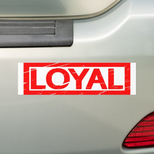 Loyal Stamp Bumpersticker (Op auto)