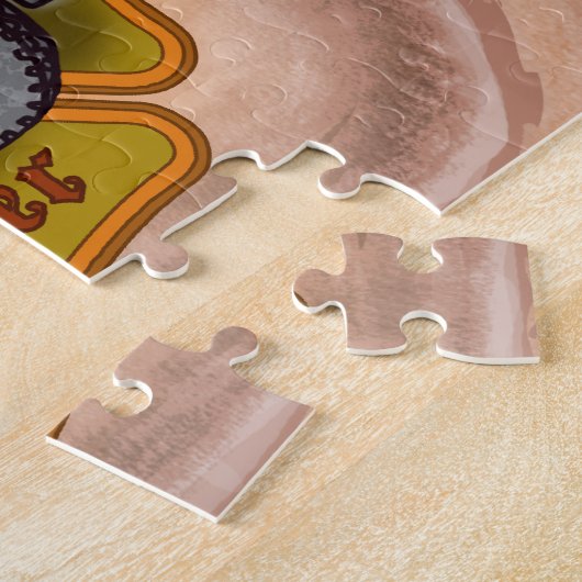 Loyal To Duty Fire Truck brandweerman puzzel Legpuzzel (Zijkant)