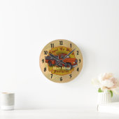 Loyal To Duty Firetruck Ronde Klok (Huis)