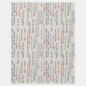 Loyal to My Peace Fleece Blanket (Voorkant)