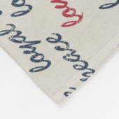 Loyal to My Peace Fleece Blanket Deken (Hoek)