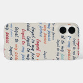 Loyal to My Peace  iPhone 16 Cases (Achterkant (horizontaal))