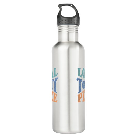 Loyal to My Peace Water Bottles Waterfles (Achterkant)