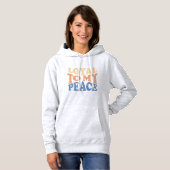 Loyal to My Peace Women's Hoodies (Voorkant volledig)