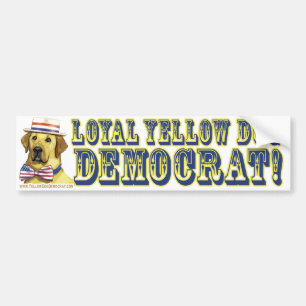 Loyal Yellow Dog Democraat Bumpersticker 