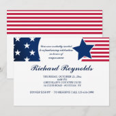 Loyale Amerikaanse Patriottische Uitnodiging (Voorkant / Achterkant)