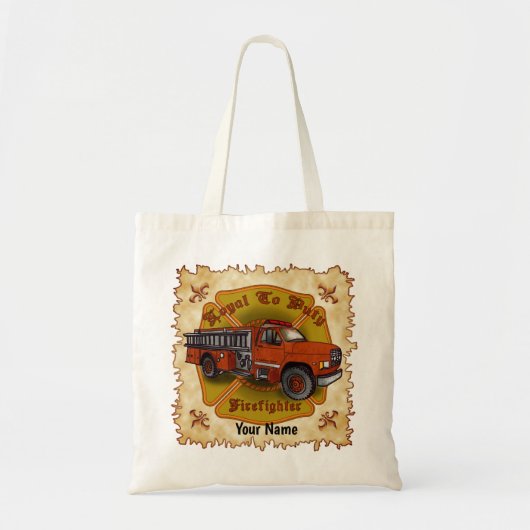 Loyale brandweerlieden tote bag (Voorkant)
