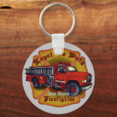 Loyale brandweerman sleutelhanger (Voorkant)