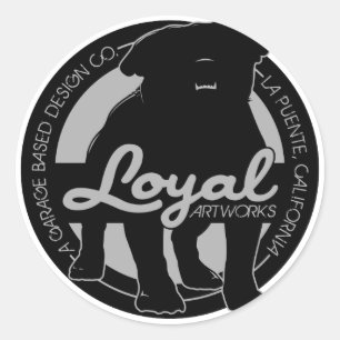 Loyale bulldog sticker