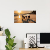 Loyale Metgezellen: Dog Wall Art Poster (Thuiskantoor)