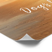 Loyale Metgezellen: Dog Wall Art Poster (Hoek)