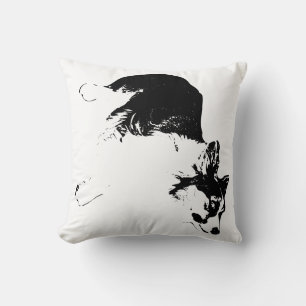 Loyale ogen in de herfst kussen