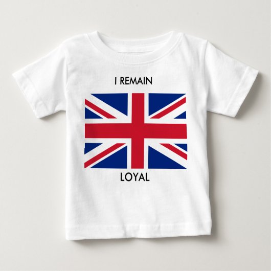 Loyalistisch Baby T-shirt (Voorkant)