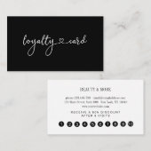 Loyalität 10 Nails Lashes Beauty Visitenkarte Visitekaartje (Voorkant / Achterkant)