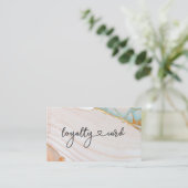 Loyalität 10 Nails Lashes Beauty Visitenkarte Visitekaartje (Staand voorkant)