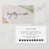 Loyalität 10 Nails Lashes Beauty Visitenkarte Visitekaartje (Voorkant / Achterkant)