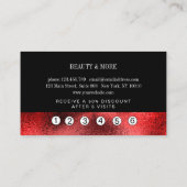 Loyalität 5 Nails Lashes Beauty Visitenkarte Visitekaartje (Achterkant)